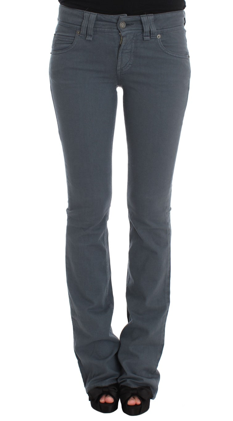 Elegant Slim Fit Bootcut Jeans John Galliano