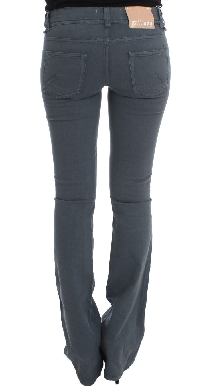 Elegant Slim Fit Bootcut Jeans John Galliano