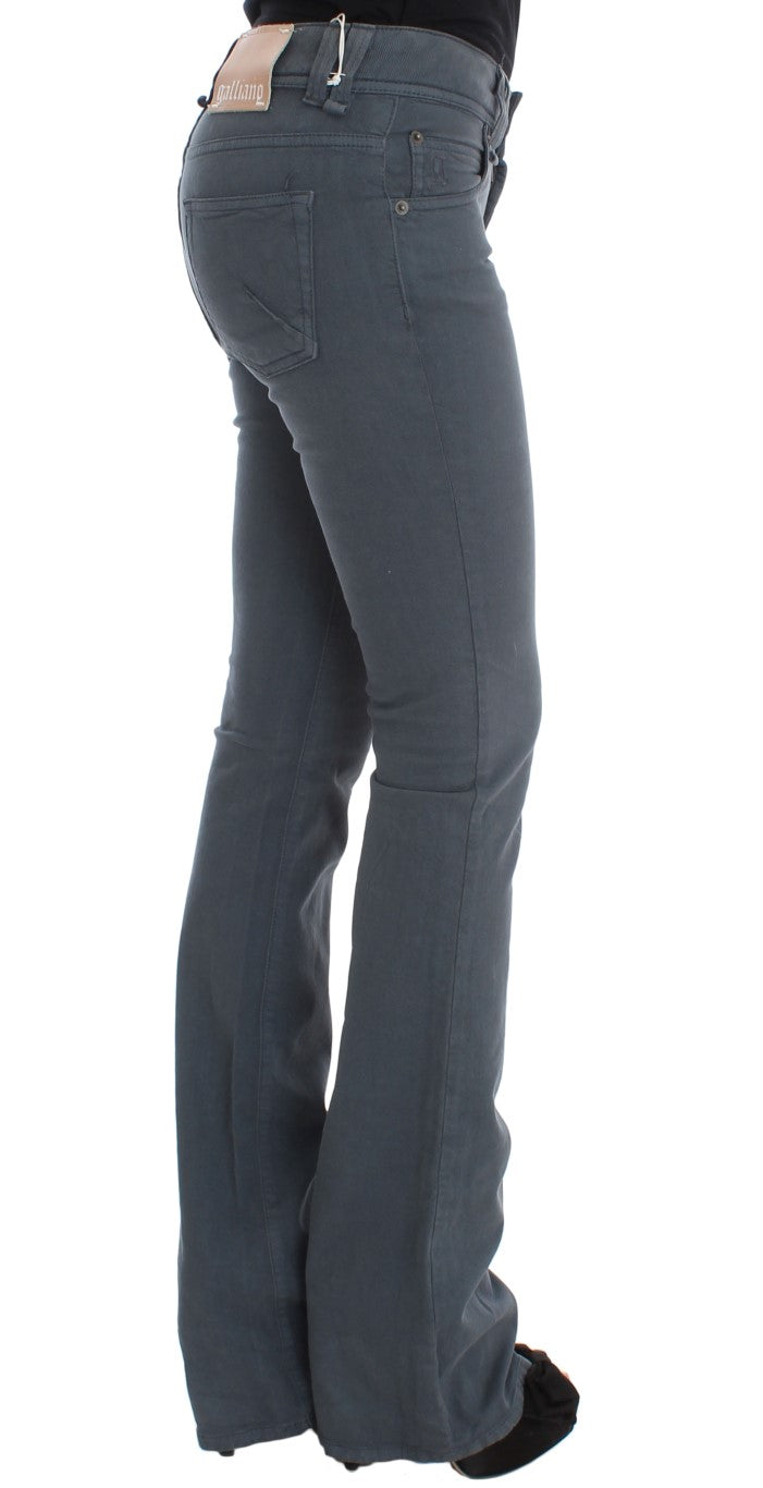 Elegant Slim Fit Bootcut Jeans John Galliano