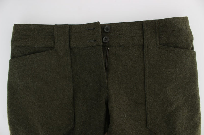 Chic Green Cargo Pants for Effortless Style Ermanno Scervino