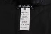 Black Fox Fur Chic Shoulder Wrap Dolce & Gabbana