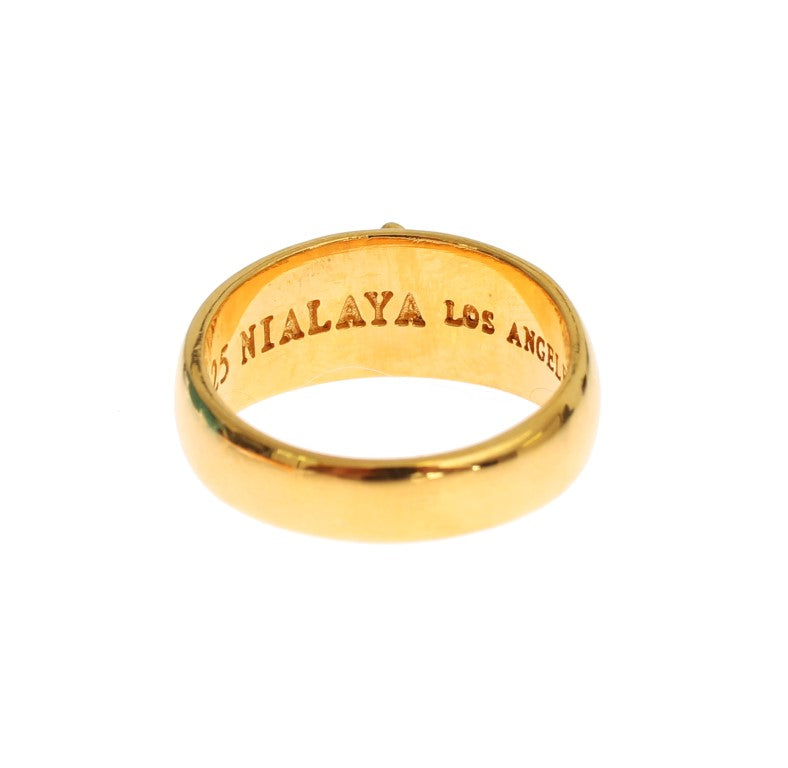 Exclusive Gold-Plated Men's Ring Nialaya