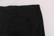 Elegant Striped Straight Fit Dress Trousers Dolce & Gabbana