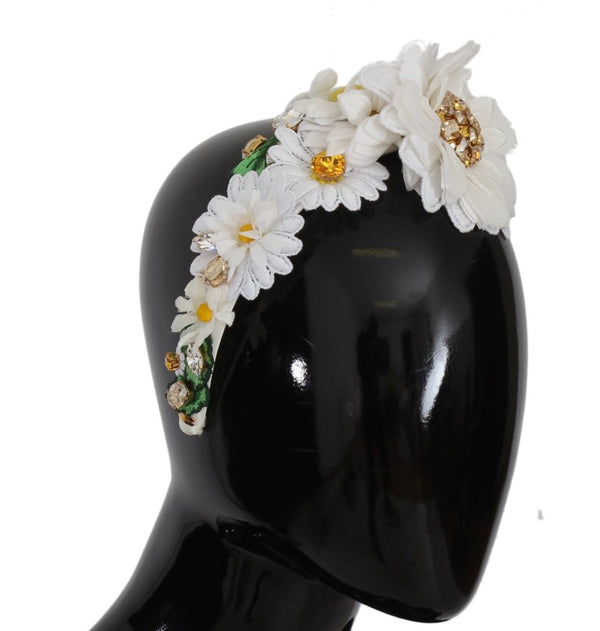 Sunflower Crystal Luxury Headband Dolce & Gabbana