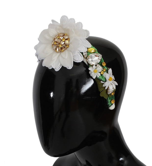 Sunflower Crystal Luxury Headband Dolce & Gabbana