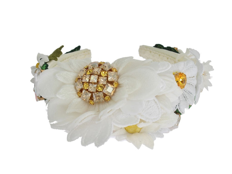 Sunflower Crystal Luxury Headband Dolce & Gabbana