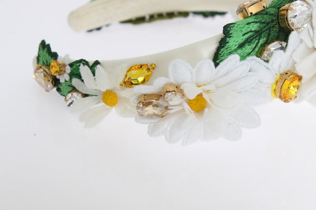 Sunflower Crystal Luxury Headband Dolce & Gabbana