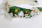 Sunflower Crystal Luxury Headband Dolce & Gabbana