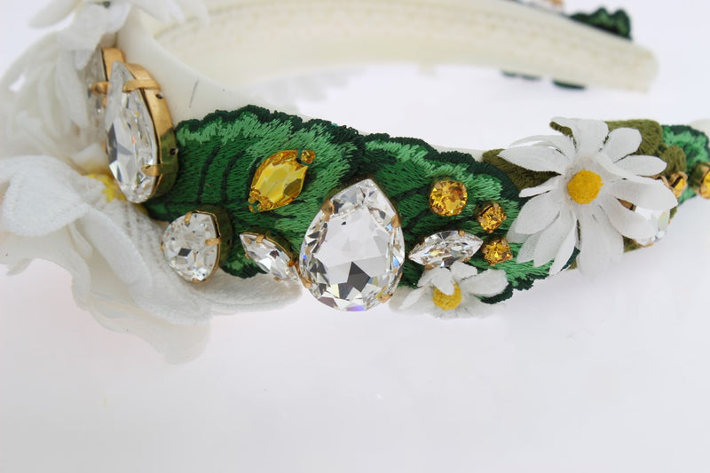 Sunflower Crystal Luxury Headband Dolce & Gabbana