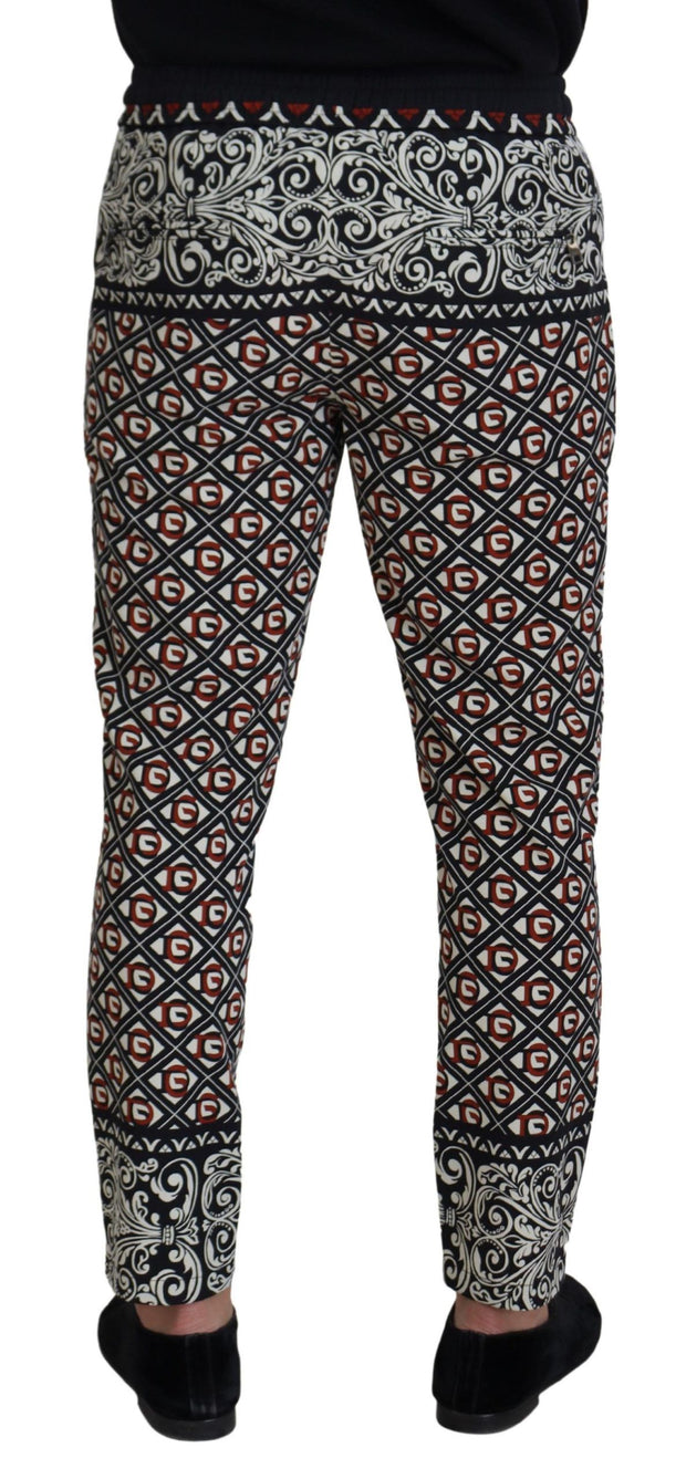 Elegant Multicolor Jogging Trousers Dolce & Gabbana