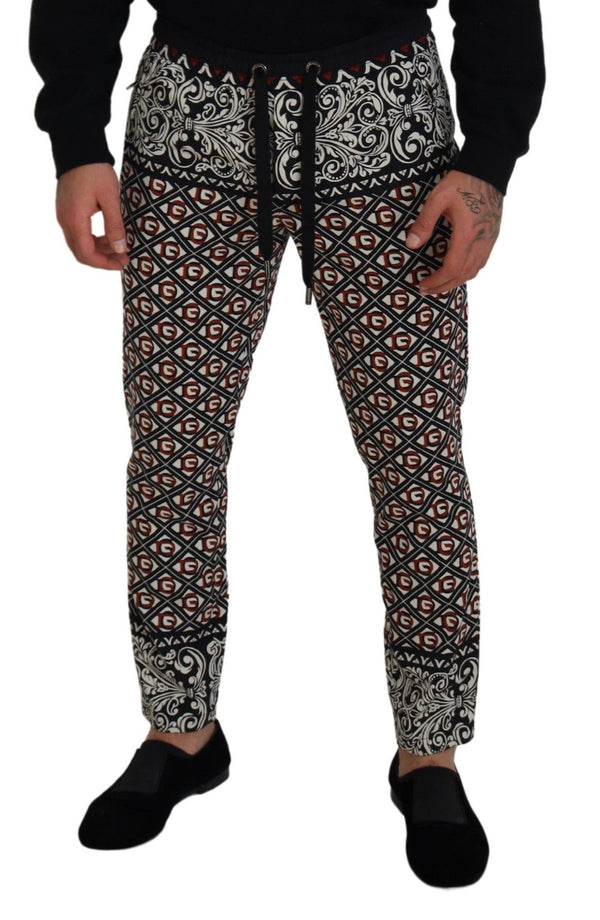 Elegant Multicolor Jogging Trousers Dolce & Gabbana