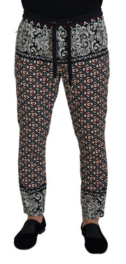 Elegant Multicolor Jogging Trousers Dolce & Gabbana