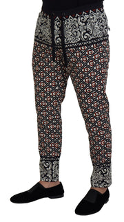 Elegant Multicolor Jogging Trousers Dolce & Gabbana