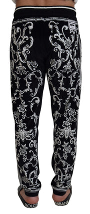 Baroque Patterned Casual Sweatpants Dolce & Gabbana