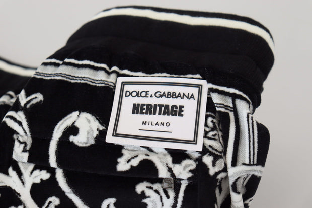 Baroque Patterned Casual Sweatpants Dolce & Gabbana