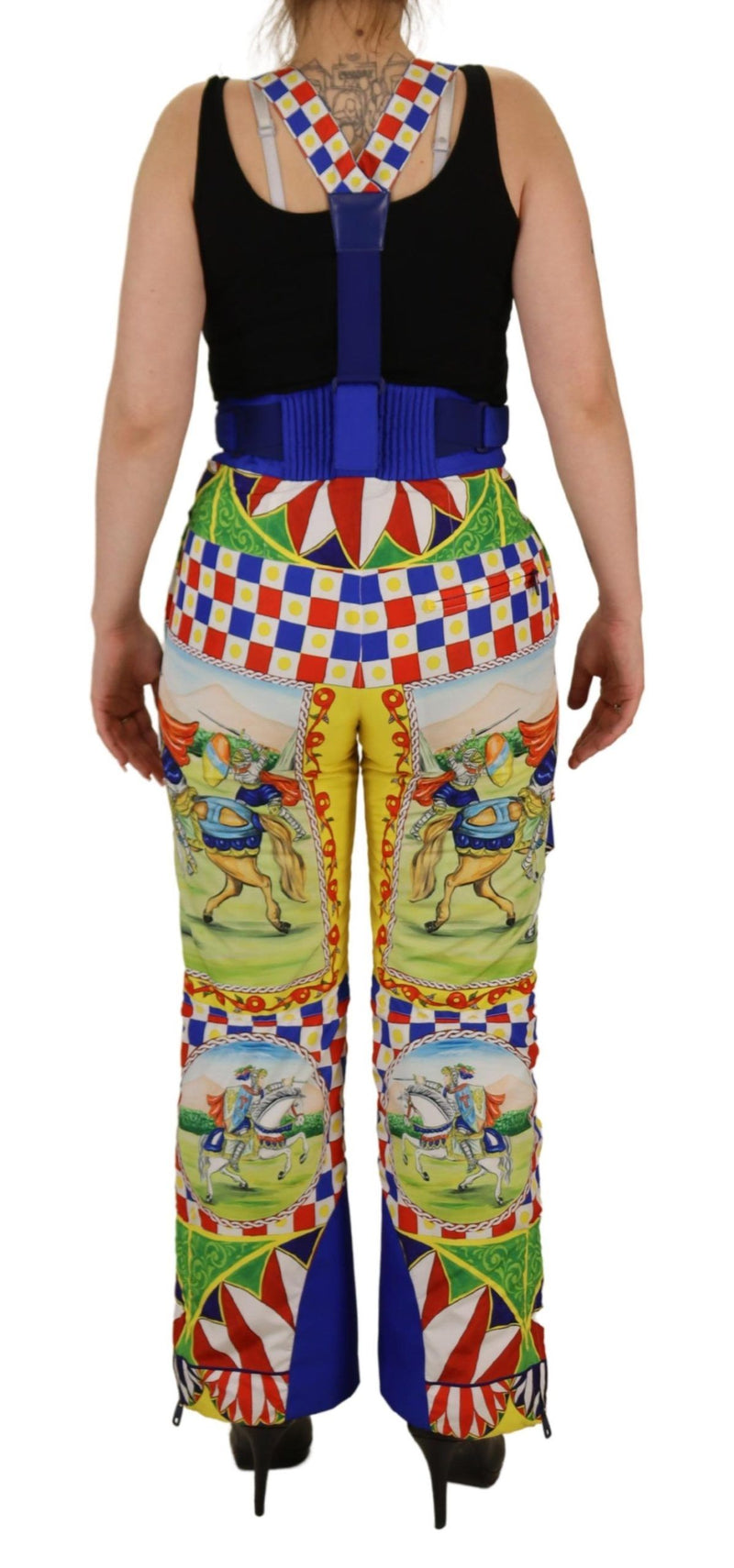 Multicolor High Waist Snow Pants Dolce & Gabbana