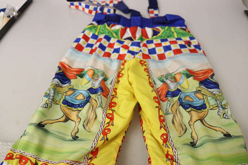 Multicolor High Waist Snow Pants Dolce & Gabbana