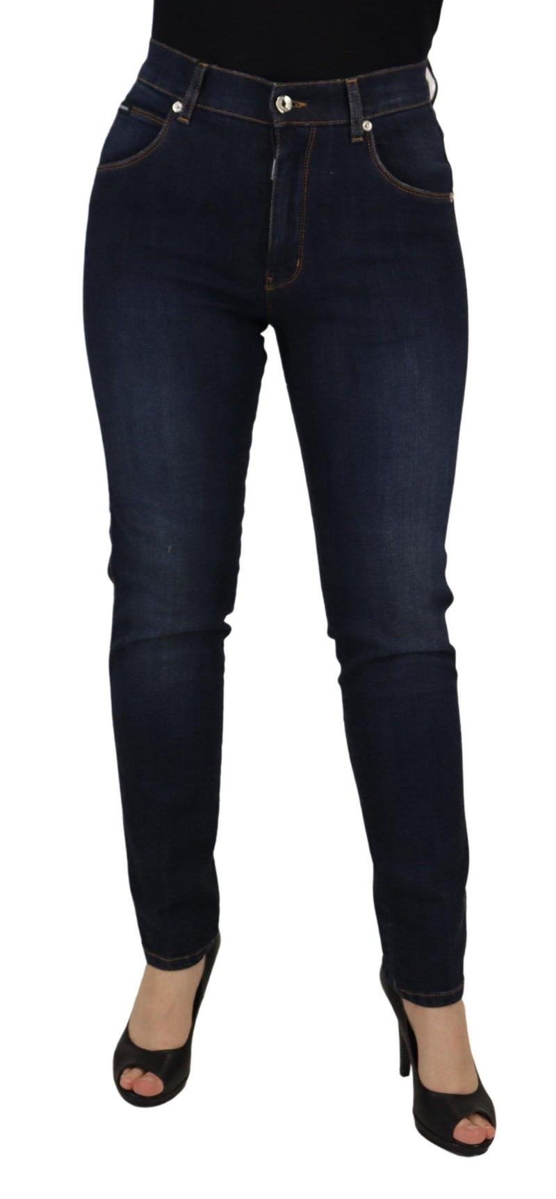 Elevate Your Denim Game with High Waist Skinny Jeans Dolce & Gabbana