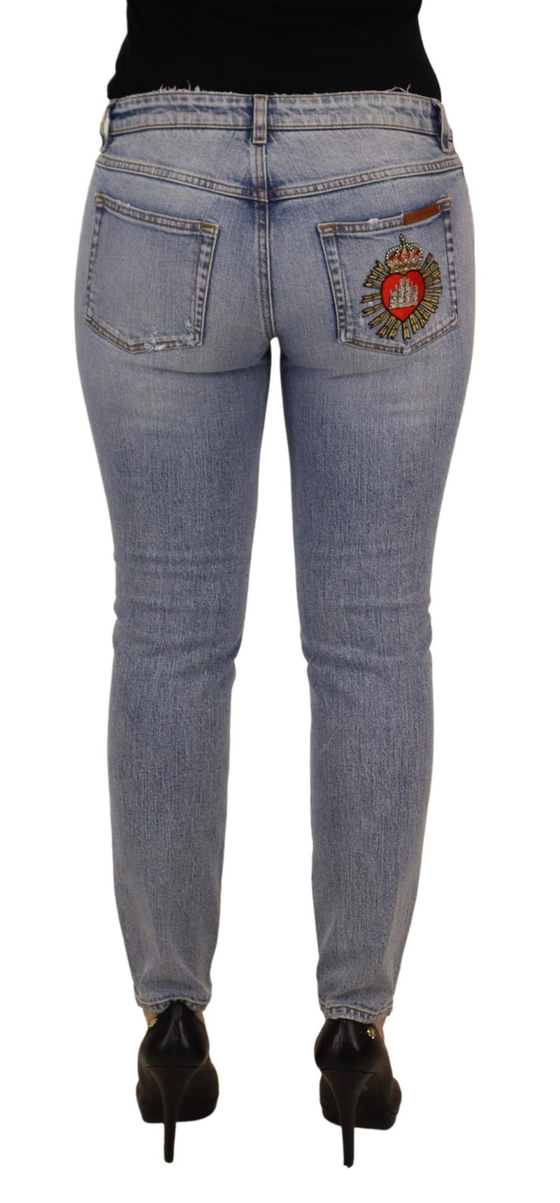 Elegant Skinny Fit Denim for Sophisticated Style Dolce & Gabbana