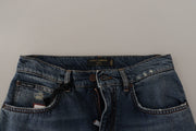 Chic Boyfriend Cut Mid Waist Denim Jeans Dolce & Gabbana