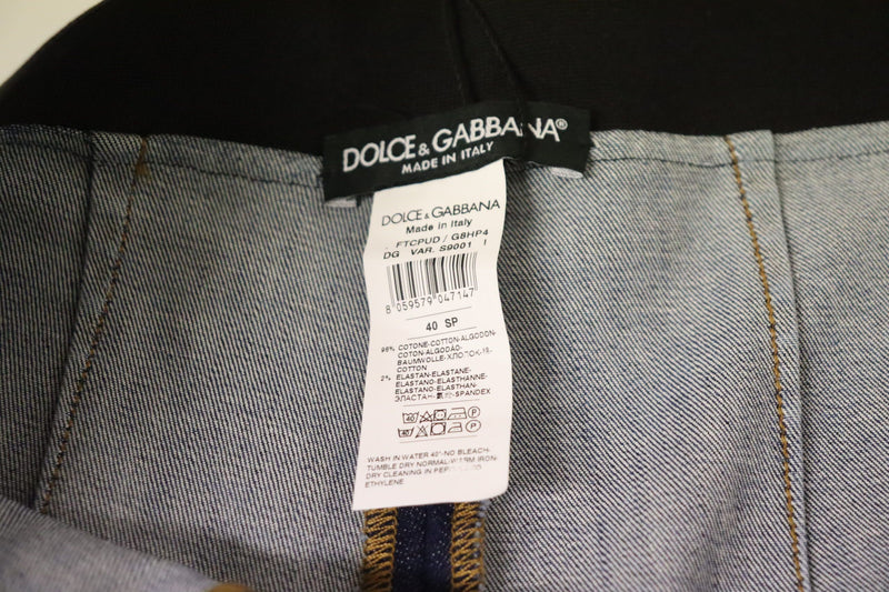 Blue High Waist Stretchable Skinny Pants Jeans Dolce & Gabbana