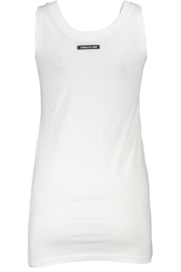 White Cotton Women Top Cavalli Class