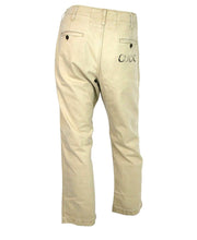 Light Brown Washed Cotton Pant Gucci Print Gucci