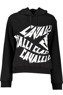 Black Cotton Women Sweater Cavalli Class