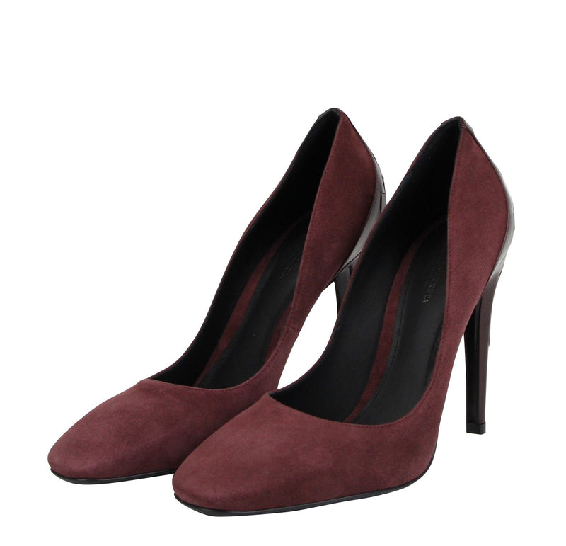 Women's Dark Rose Suede Leather Luxe Heels Bottega Veneta