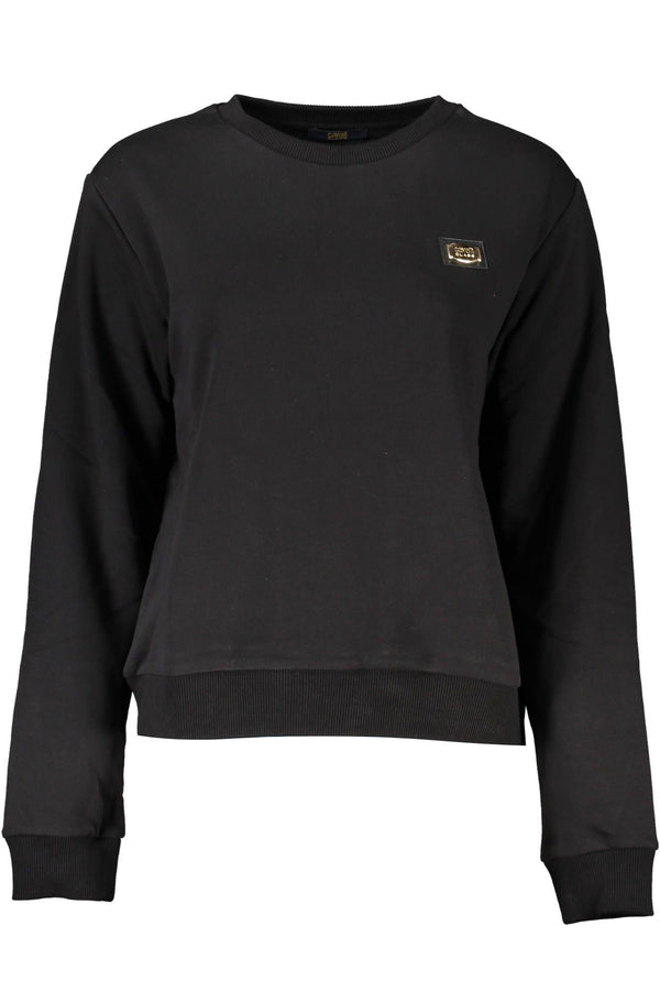 Black Cotton Women Sweater Cavalli Class