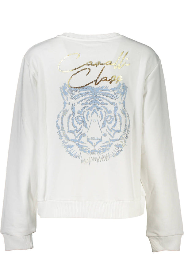 White Cotton Women Sweater Cavalli Class