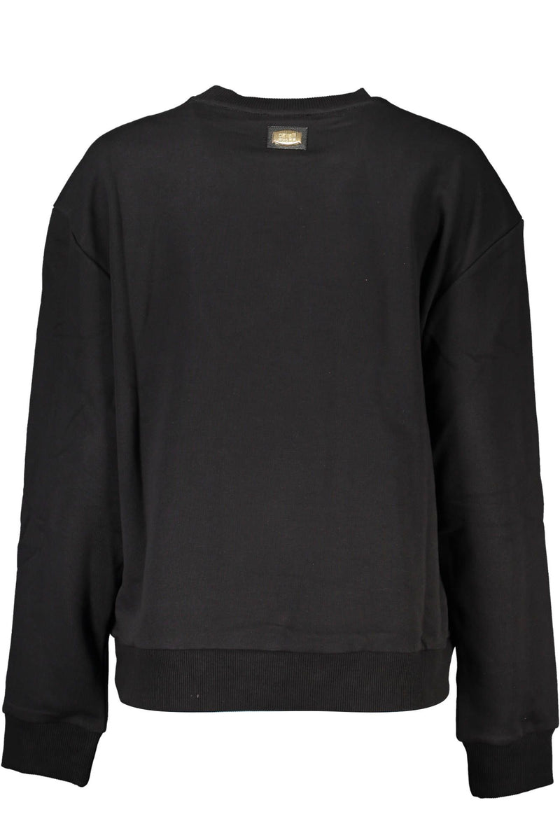 Black Cotton Women Sweater Cavalli Class