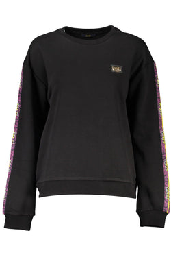 Black Cotton Women Sweater Cavalli Class