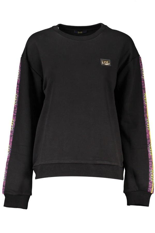 Black Cotton Women Sweater Cavalli Class