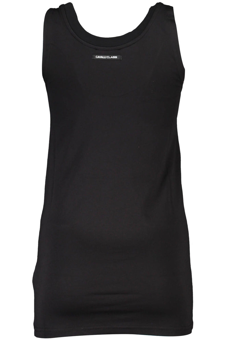 Black Cotton Women Top Cavalli Class