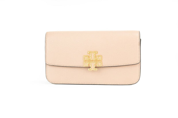 Britten Small Meadowsweet Leather Chain Wallet Crossbody Bag Tory Burch