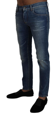 Elegant Slim Fit Italian Denim Jeans Dolce & Gabbana