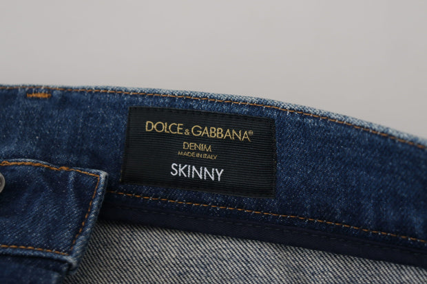 Elegant Slim Fit Italian Denim Jeans Dolce & Gabbana