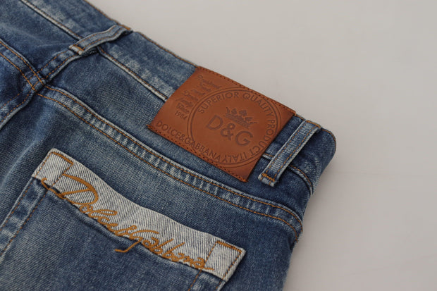 Elegant Slim Fit Italian Denim Jeans Dolce & Gabbana