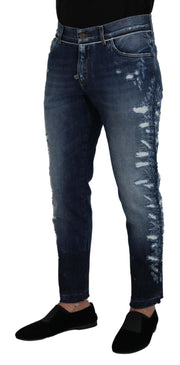 Elegant Blue Wash Regular Fit Jeans Dolce & Gabbana