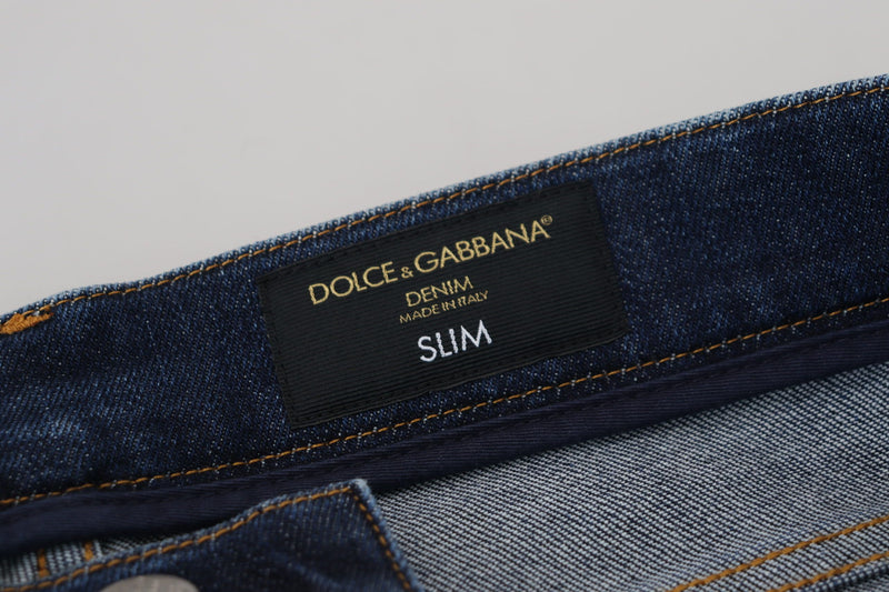 Chic Slim Fit Italian Denim Sensation Dolce & Gabbana