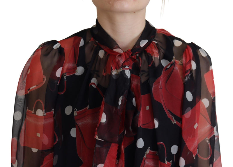 Sicilian Print Silk Blouse - Luxurious & Chic Dolce & Gabbana