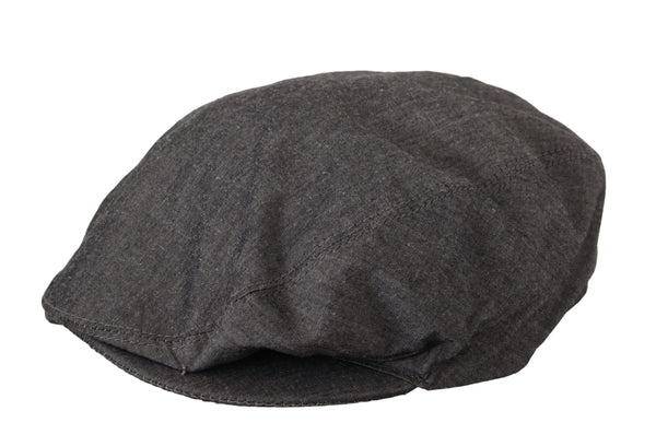 Elegant Gray Newsboy Hat Dolce & Gabbana