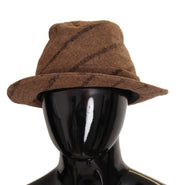 Elegant Wide Brim Fedora Hat Dolce & Gabbana