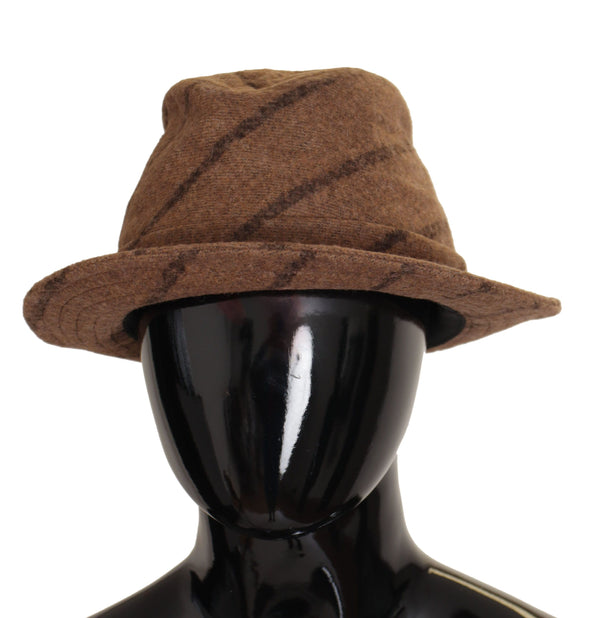 Elegant Wide Brim Fedora Hat Dolce & Gabbana