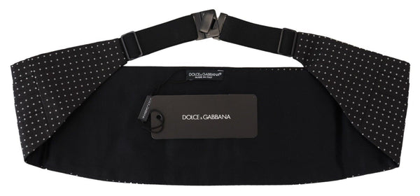 Elegant Silk Polka Dot Cummerbund Dolce & Gabbana