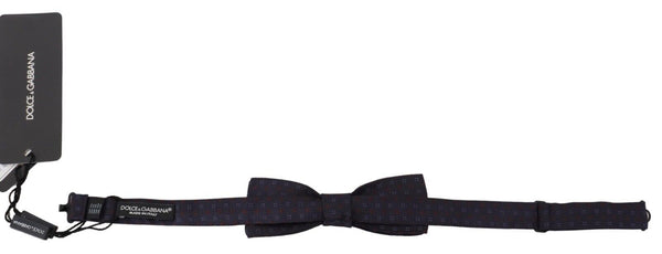 Elegant Silk Patterned Bow Tie Dolce & Gabbana