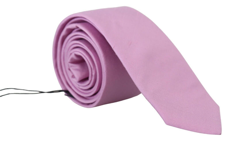 Elegant Silk Men's Tie in Pink Daniele Alessandrini