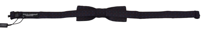 Elegant Silk Blue Bow Tie Dolce & Gabbana