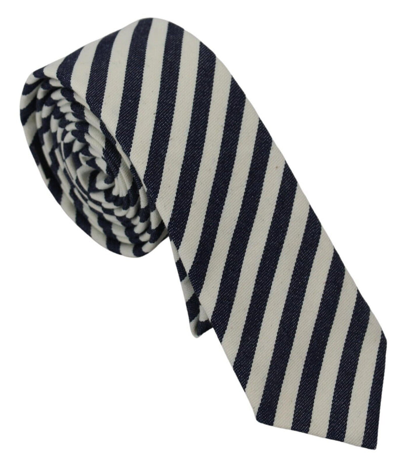 Elegant Italian Striped Bow Tie Denny Rose